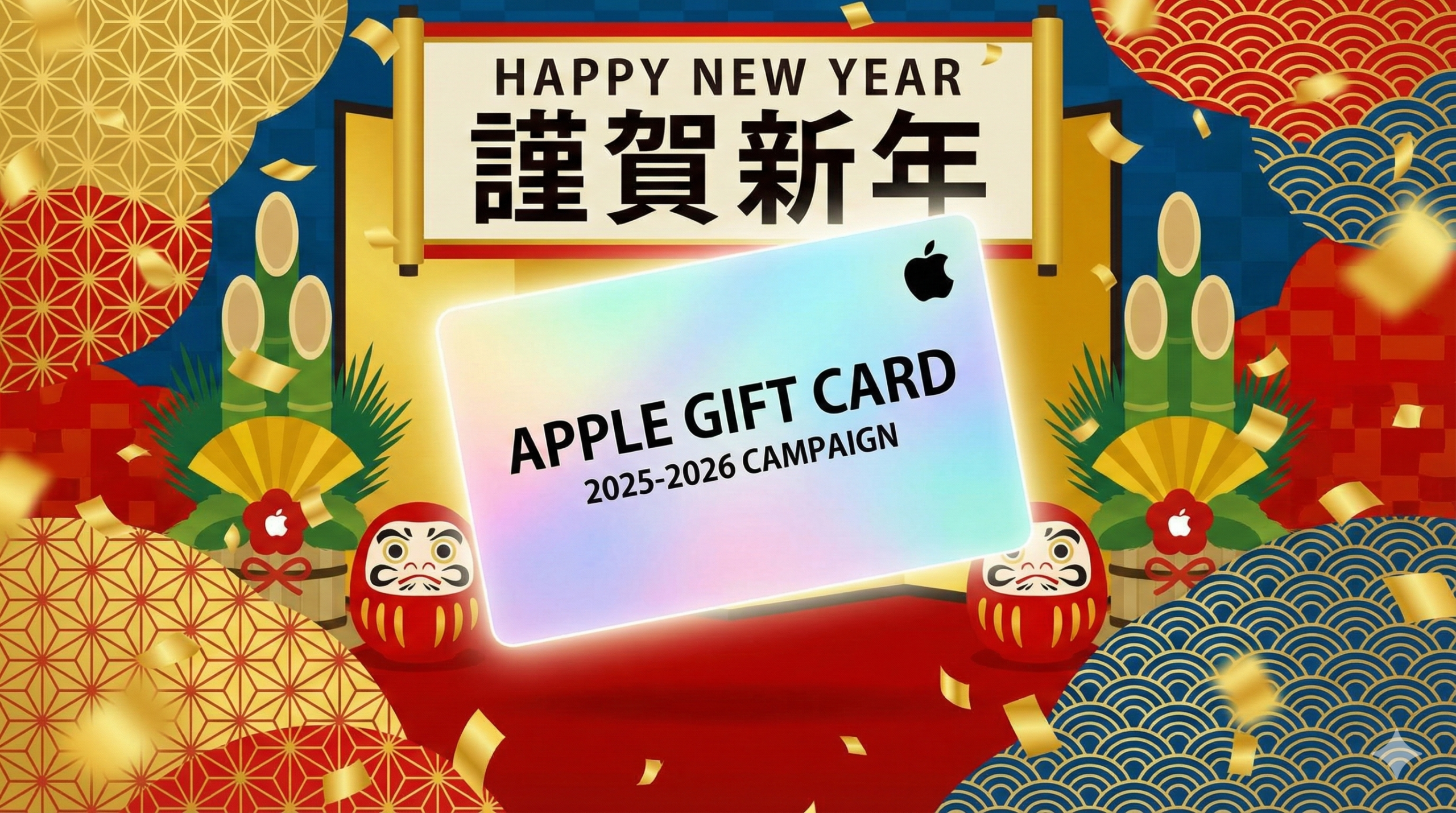 2025-2026年Appleギフトカードキャンペーンのまとめ。コンビニ10%還元と初売りの案内。