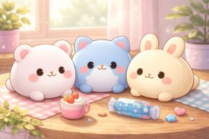 2026年1月発売のちいかわ「もっちりころりん♪」食玩のイメージ画像